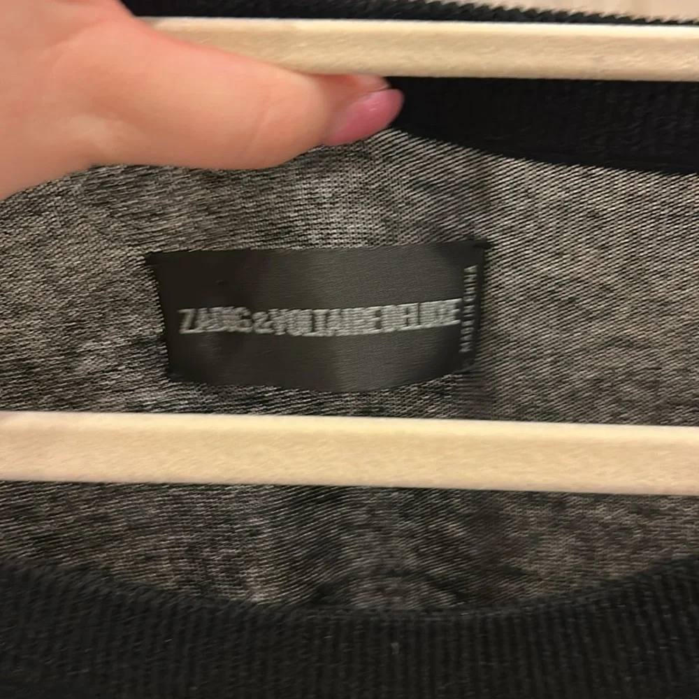 Zadig & Voltaire Deluxe Black Silk and Cashmere Dress - Picture 6 of 7